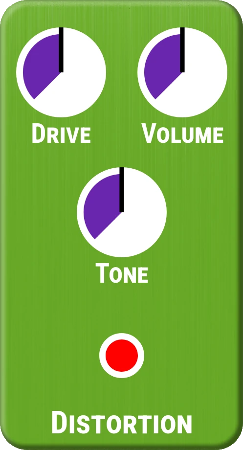 Distortion pedal