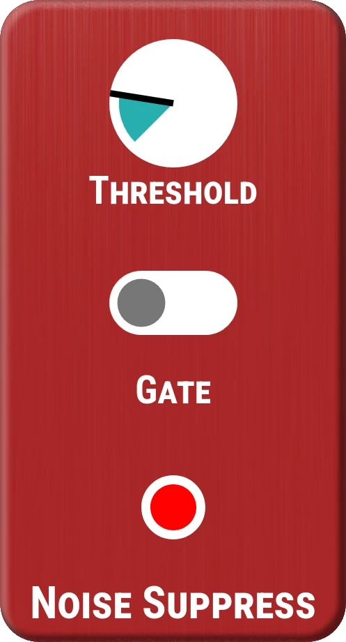 Noise suppressor pedal