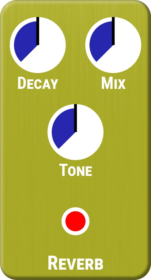 Reverb pedal
