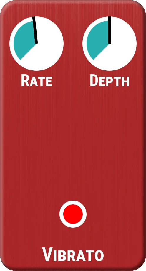Vibrato pedal